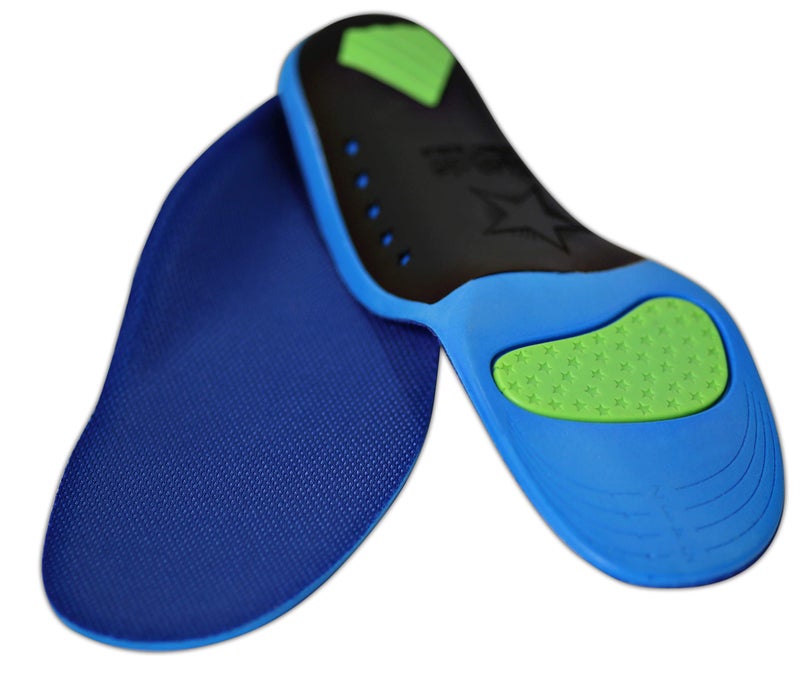 KidSole نعل داخلي من إسفنج الذاكرة للأطفال لدعم قوس النجوم من أجل وسادة مريحة ودعم القوس من KidSole ((20 سم) مقاس طفل صغير 11-1) - Image 5